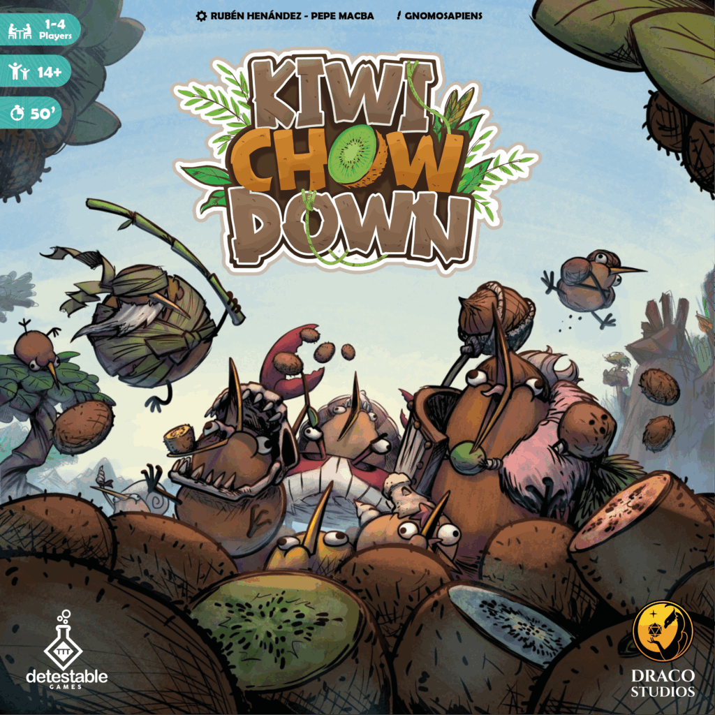 Kiwi Chow Down board game cover