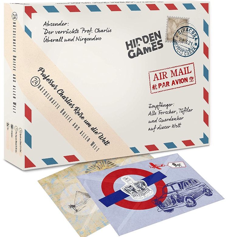 Professor Charlie’s world tour board game cover