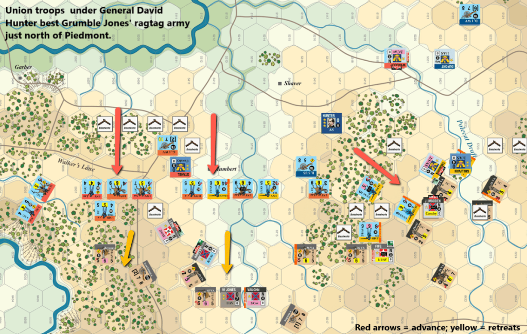 Battles For the Shenandoah: A Death Valley Expansion board game cover