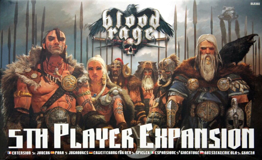 Blood Rage: 5th Player Expansion board game cover