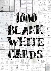 1000 Blank White Cards board game cover