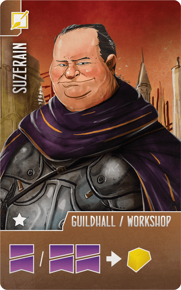 Architects of the West Kingdom: Suzerain board game cover