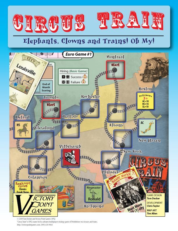 Circus Train board game cover
