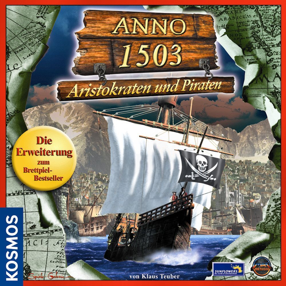 Anno 1503: Aristokraten und Piraten board game cover
