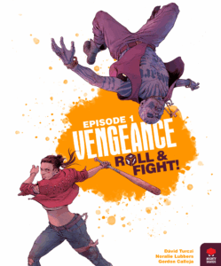 Vengeance: Roll & Fight – Episode 1 board game cover