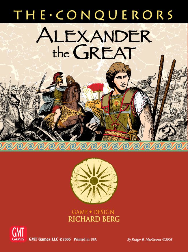 The Conquerors: Alexander the Great board game cover