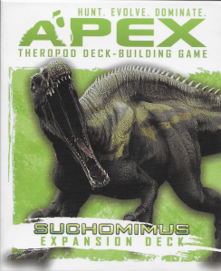 Apex Theropod Deck-Building Game: Suchomimus Expansion Deck board game cover