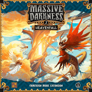 Massive Darkness 2: Heavenfall board game cover