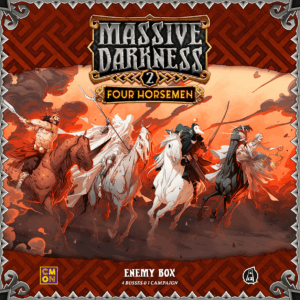 Massive Darkness 2: Enemy Box – Four Horsemen board game cover