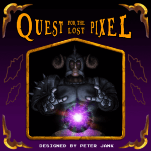 Quest for the Lost Pixel board game cover