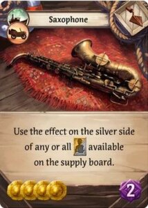 Lost Ruins of Arnak: Saxophone Promo Card board game cover