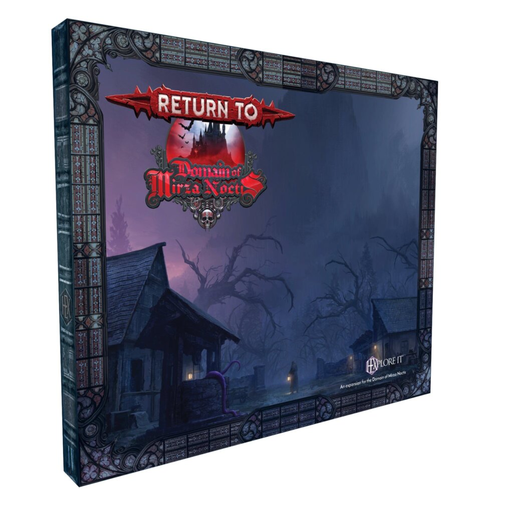 HEXplore It: The Domain of Mirza Noctis – Return to the Domain of Mirza Noctis board game cover