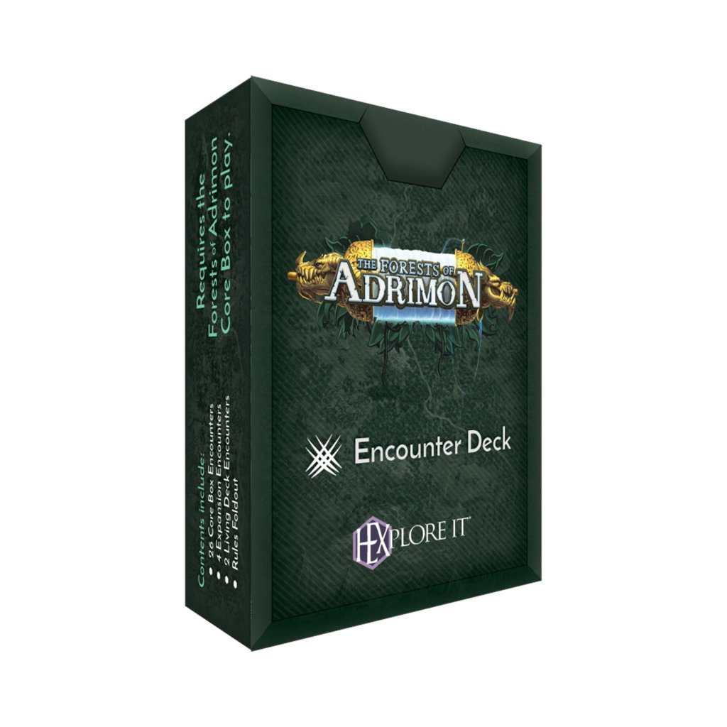 HEXplore It: The Forests of Adrimon – Encounter Deck board game cover