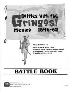 Battles with the Gringos, Mexico 1846-62 board game cover