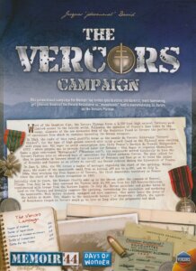 Memoir ’44: The Vercors Campaign board game cover
