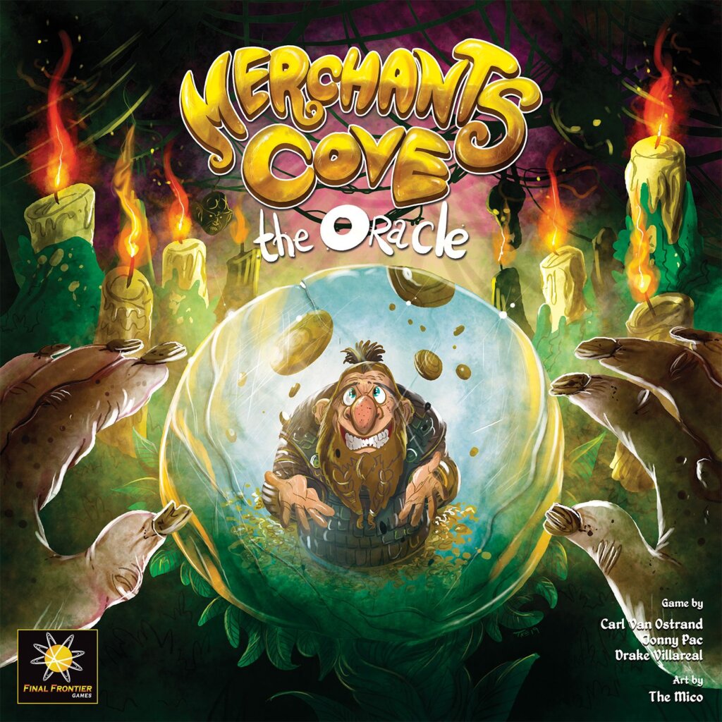 Merchants Cove: The Oracle board game cover