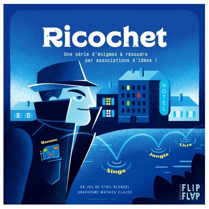 Ricochet: Le Profil de l’Homme Sans Visage board game cover
