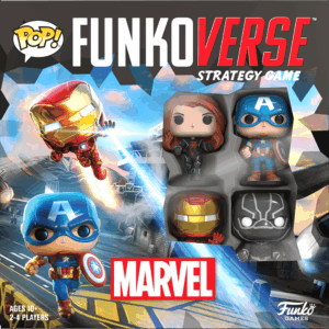 Funkoverse Strategy Game: Marvel 100 board game cover