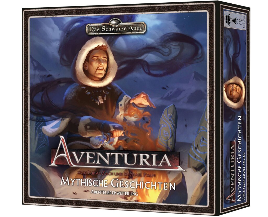Aventuria: Mythische Geschichten board game cover