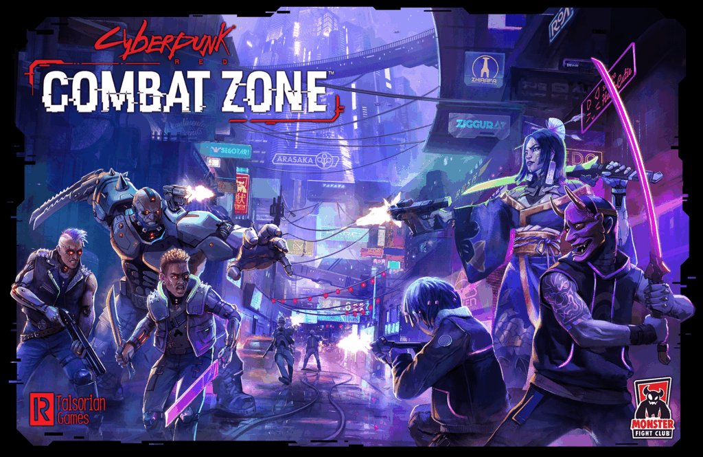 Cyberpunk Red: Combat Zone board game cover