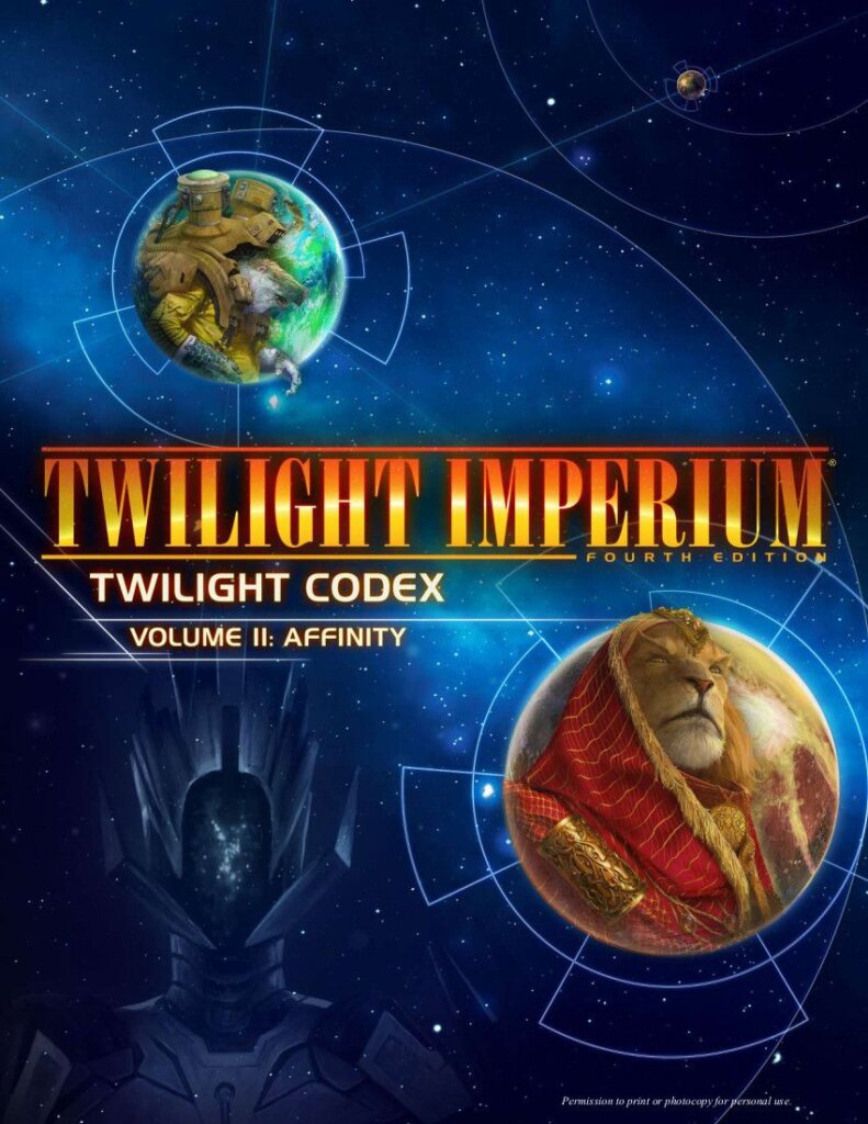 Twilight Imperium: Fourth Edition – Twilight Codex Volume II: Affinity board game cover