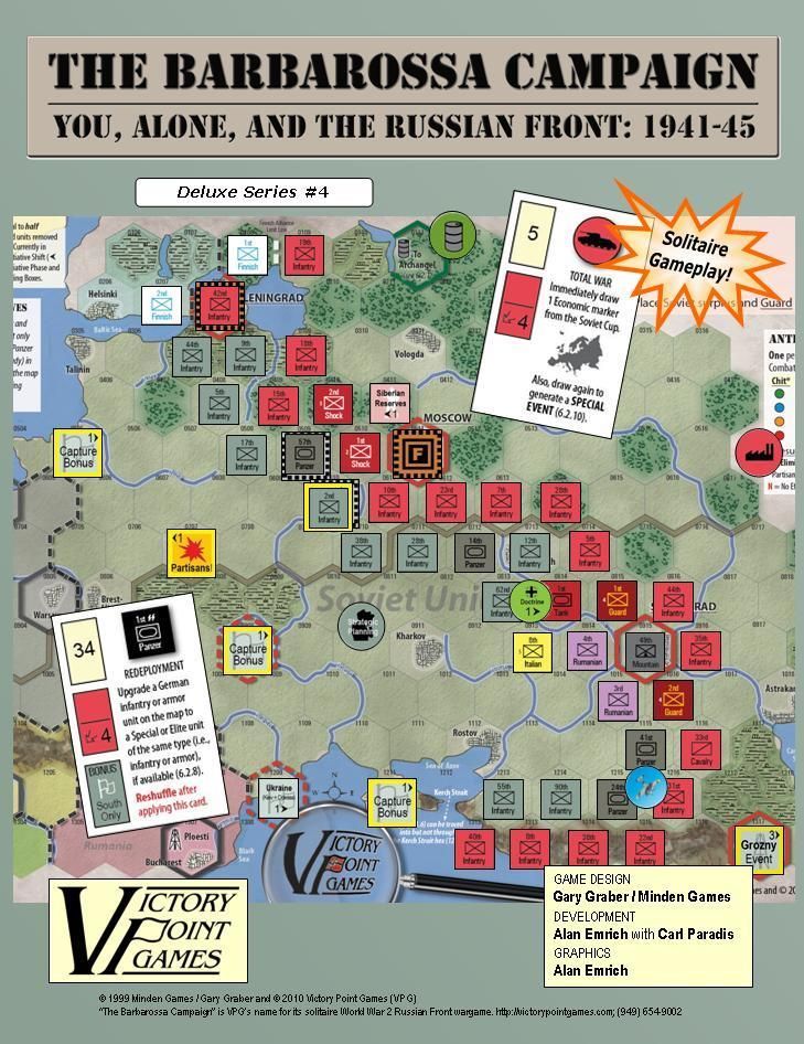 The Barbarossa Campaign board game cover