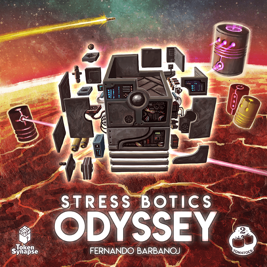 Stress Botics: Odyssey board game cover
