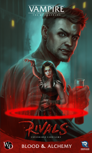 Vampire: The Masquerade – Rivals: Blood & Alchemy board game cover