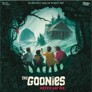 The Goonies: Never Say Die board game cover