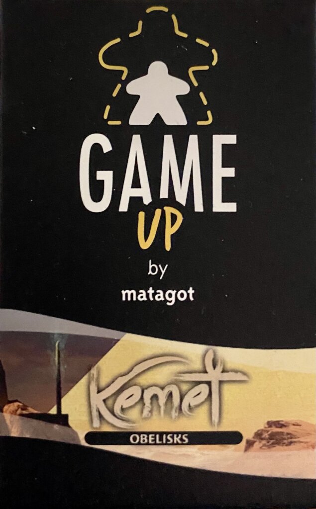 Kemet: Blood and Sand – 10 Obelisks and Divine Intervention Cards board game cover