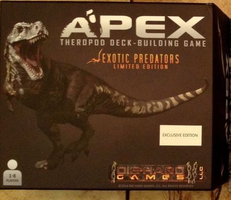 Apex Theropod Deck-Building Game: Exotic Predators Limited Edition board game cover