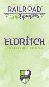 Railroad Ink: Eldritch Expansion Pack board game cover