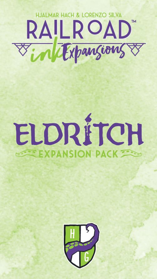 Railroad Ink: Eldritch Expansion Pack board game cover