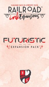 Railroad Ink: Futuristic Expansion Pack board game cover