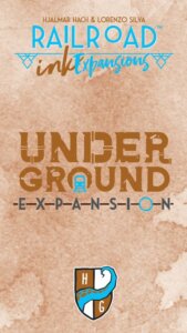 Railroad Ink: Underground Expansion Pack board game cover