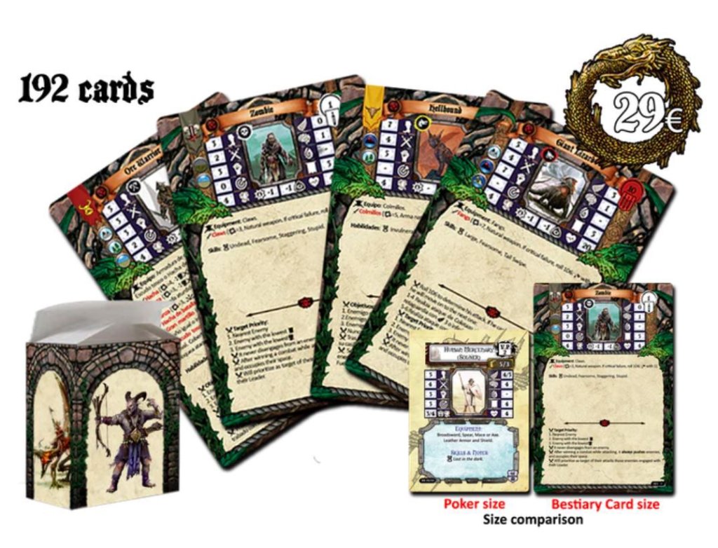Dungeon Universalis: Bestiary Cards & Legendary Encounters board game cover