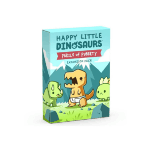 Happy Little Dinosaurs: Perils of Puberty Expansion Pack board game cover