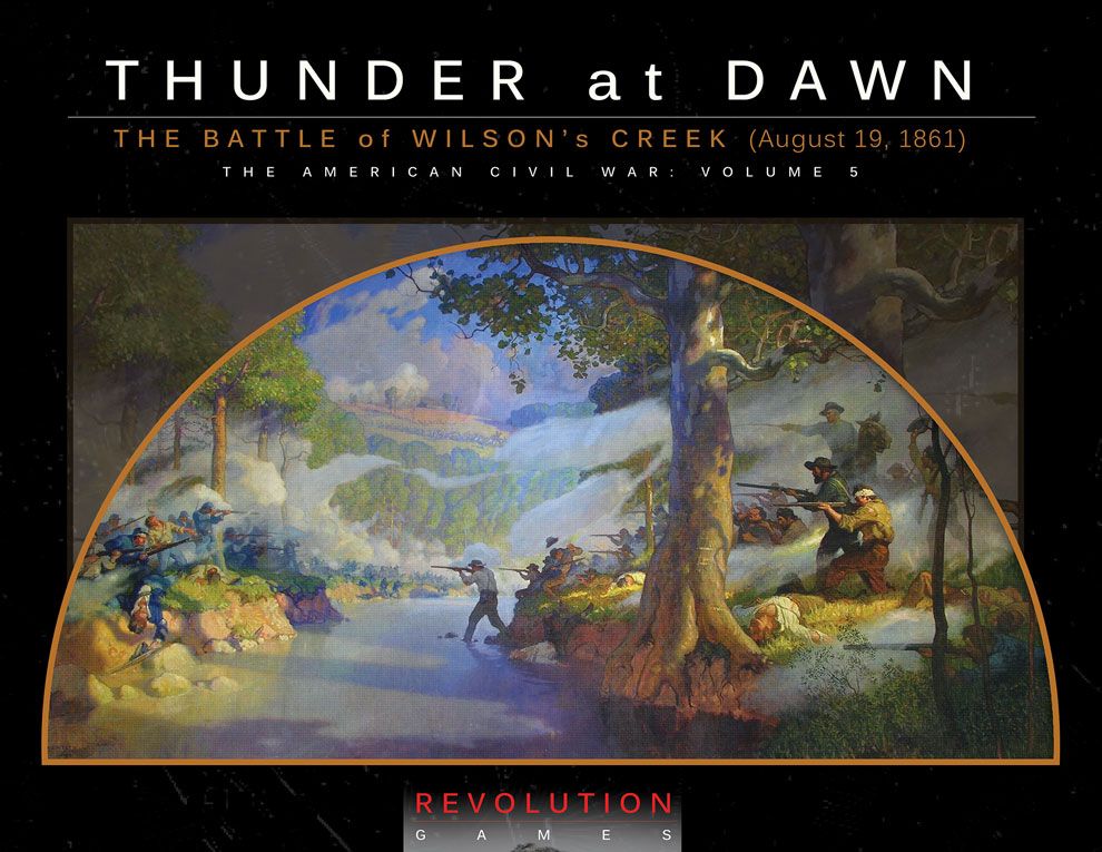 Thunder At Dawn: The Battle of Wilson’s Creek (August 10, 1861) board game cover