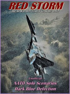 Dark Blue Defection (fan expansion for Red Storm) board game cover