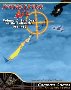 Interceptor Ace: Volume 2 – Last Days of the Luftwaffe, 1944-45 board game cover