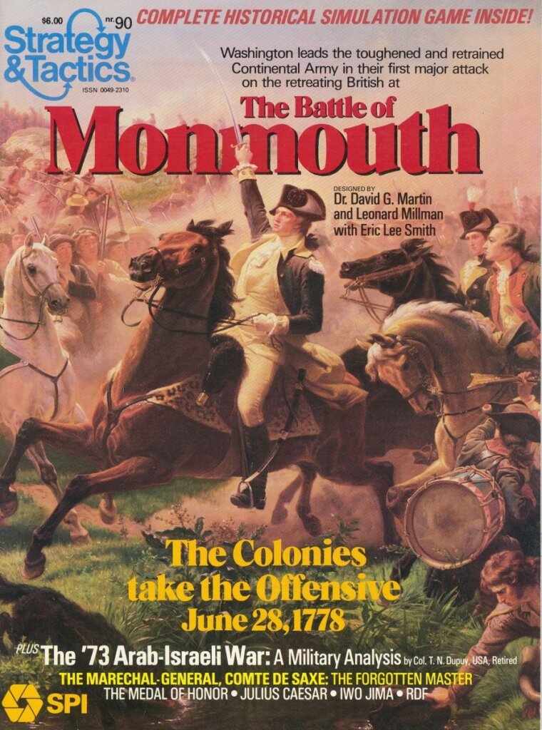 The Battle of Monmouth board game cover