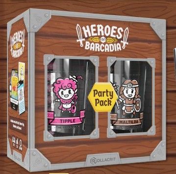 Heroes of Barcadia Party Pack Retail Edition board game cover