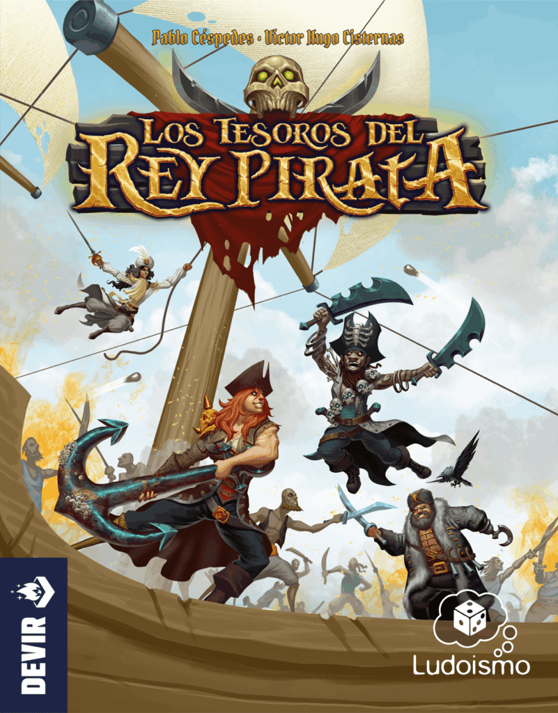 Los Tesoros del Rey Pirata board game cover