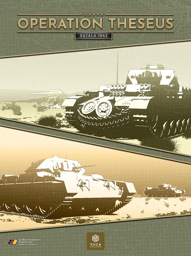 Operation Theseus: Gazala 1942 board game cover