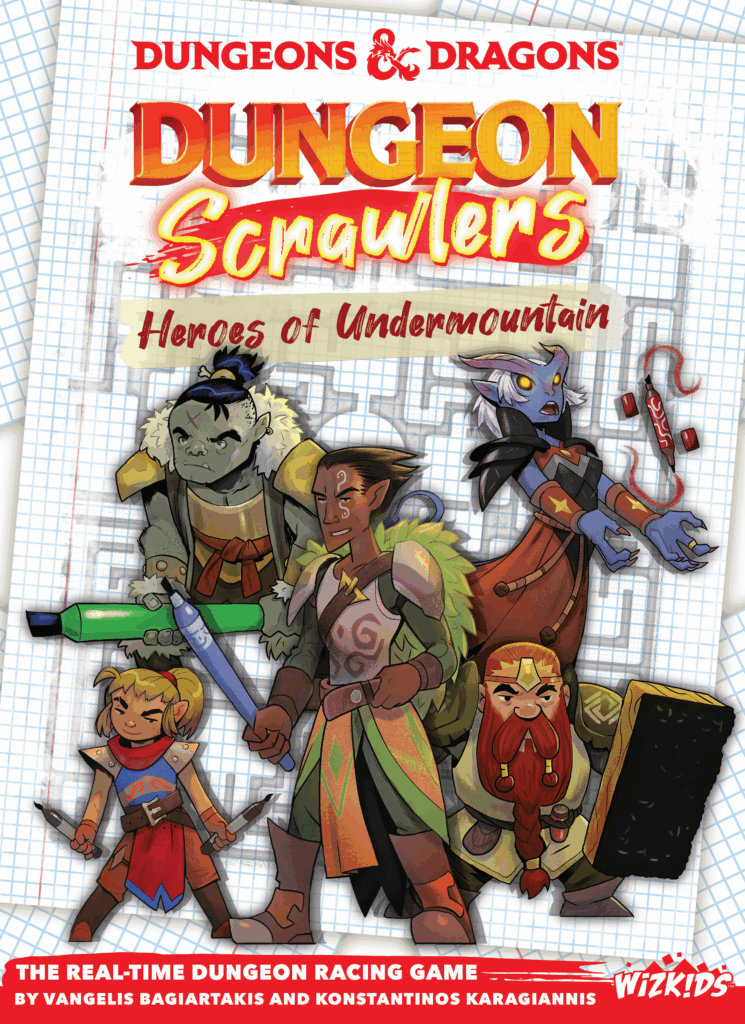 Dungeons & Dragons: Dungeon Scrawlers – Heroes of Undermountain board game cover