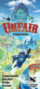 Unfair: Comicbook Hacker Kaiju Ocean Expansion board game cover
