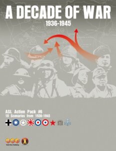 ASL Action Pack #6: A Decade of War board game cover