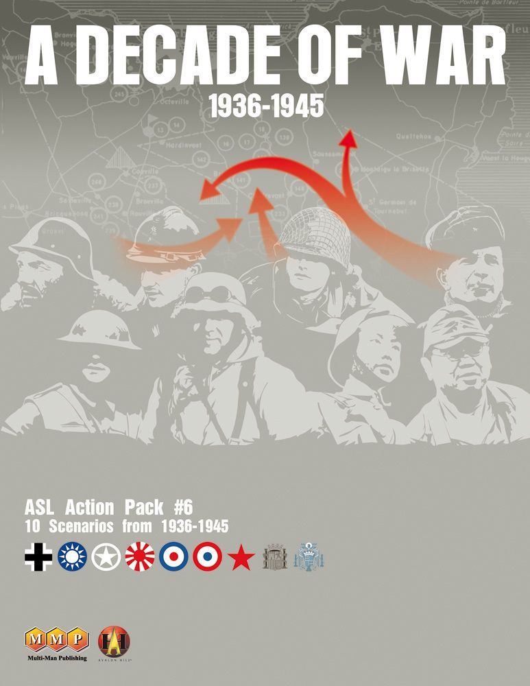 ASL Action Pack #6: A Decade of War board game cover