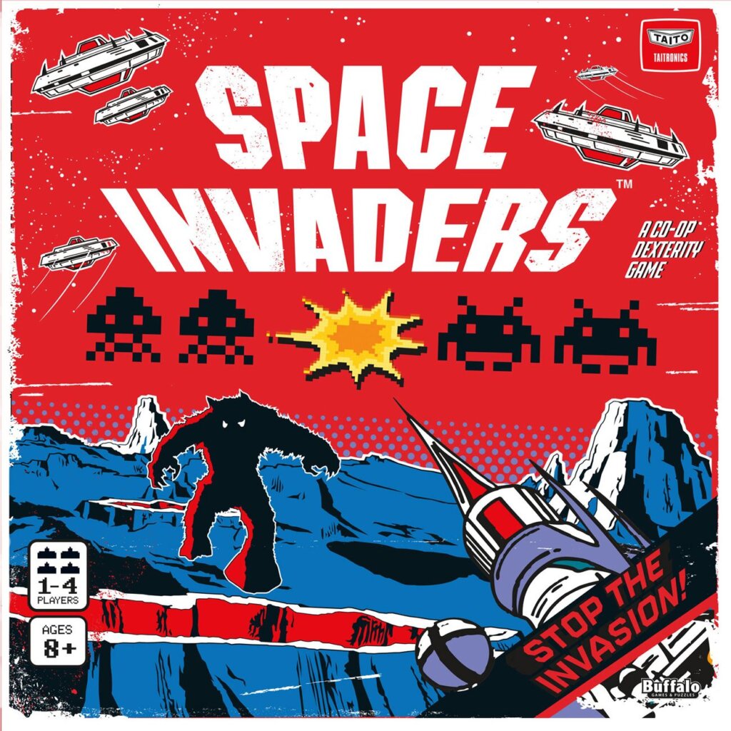 Space Invaders board game cover