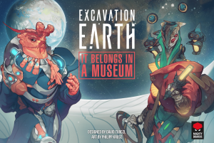Excavation Earth: It Belongs in a Museum board game cover